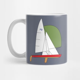 Flying Dutchman Sailboat Mug